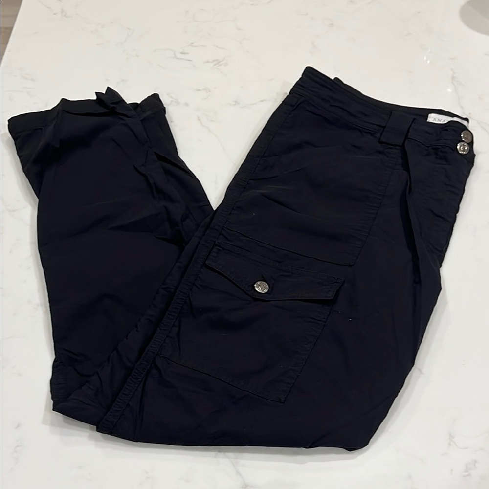 Anatomie Black Cargo Pants